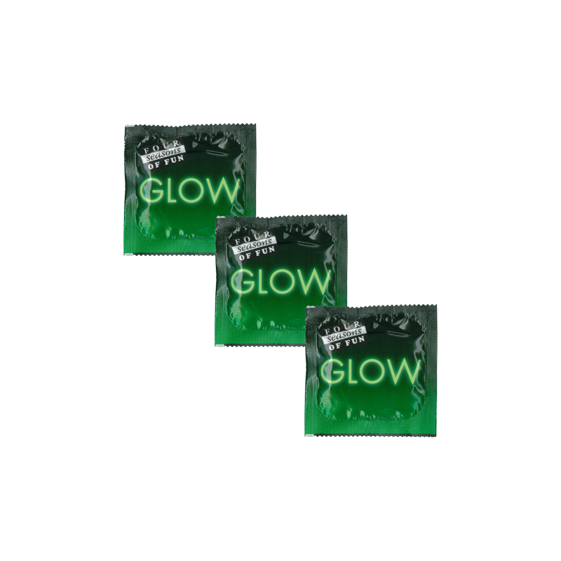 Four Seasons Glow N Dark Condoms 144pk
