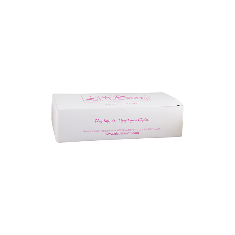 Glyde Condoms - Strawberry (Pink) Bulk 100's