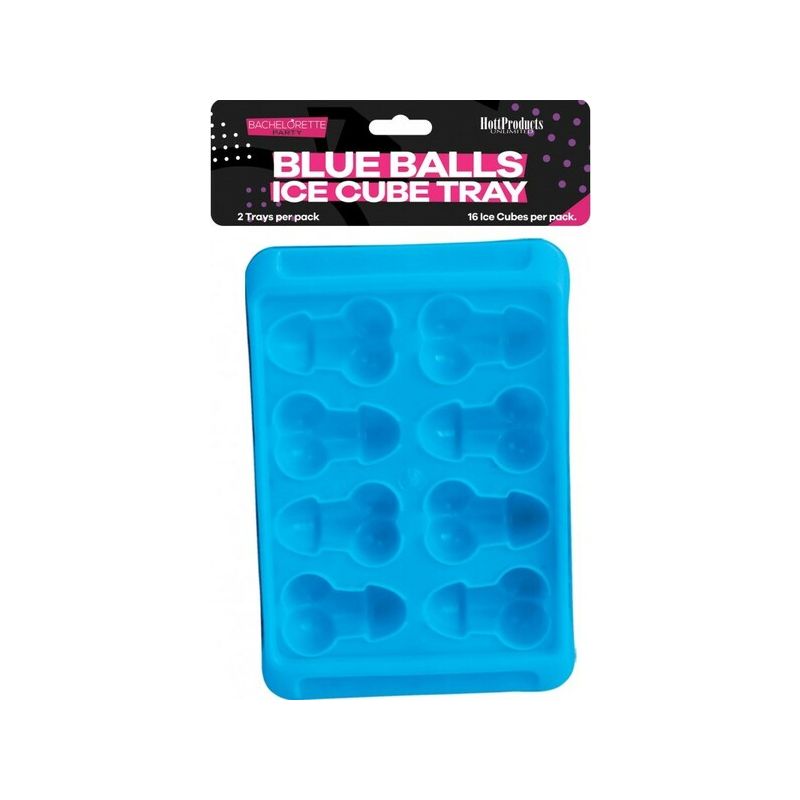 Blue Balls - Penis & Balls Shaped Ice Cube Tray