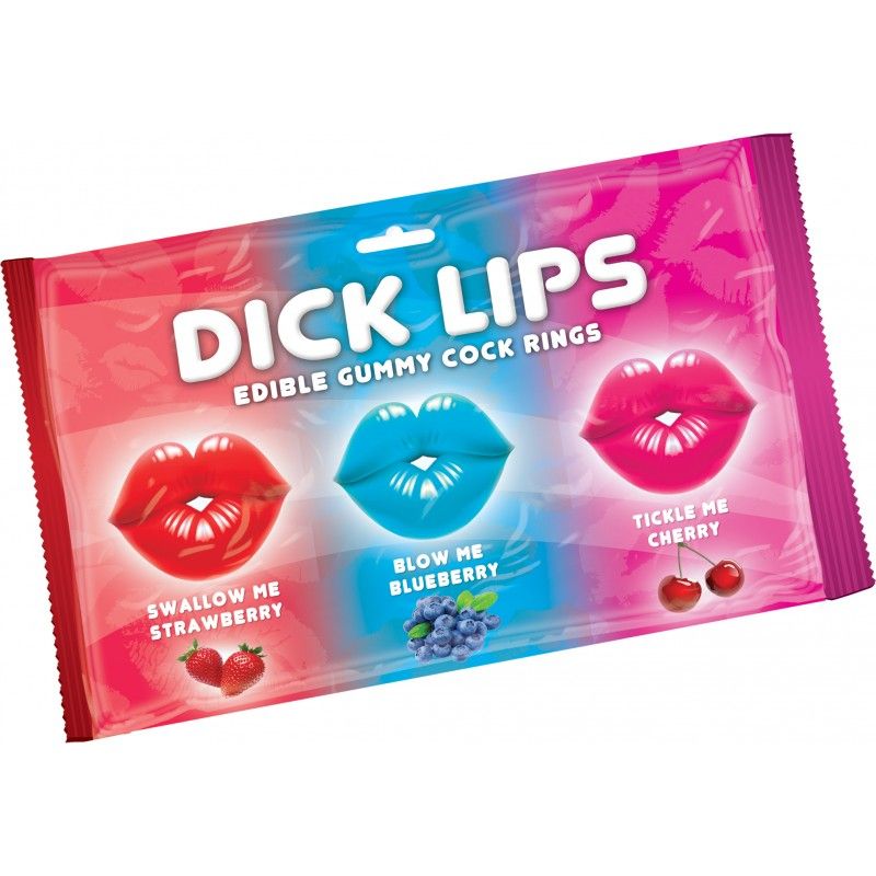 Dick Lips Edible Gummy Cock Rings - Hott Products Unlimited
