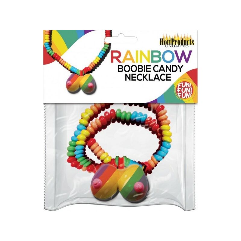 Rainbow Boobie Candy Necklace