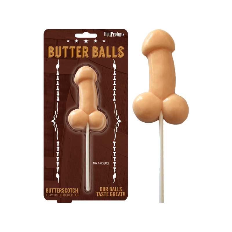 Butterballs Butterscotch Pecker Pop