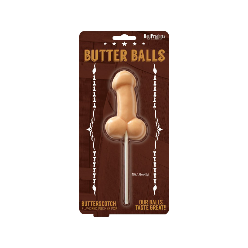 Butterballs Butterscotch Pecker Pop