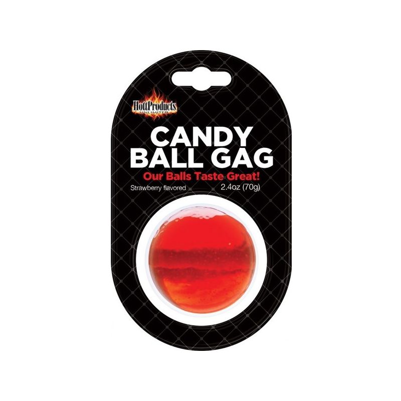 Candy Ball Gag (Strawberry)
