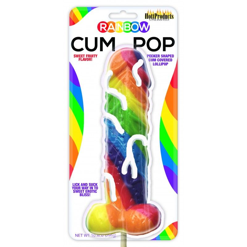 Rainbow Cum Pops Lollipop - Hott Products Unlimited