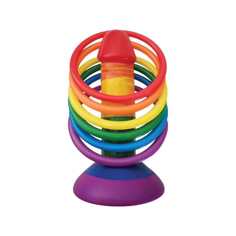 Pecker Party Ring Toss (Rainbow)