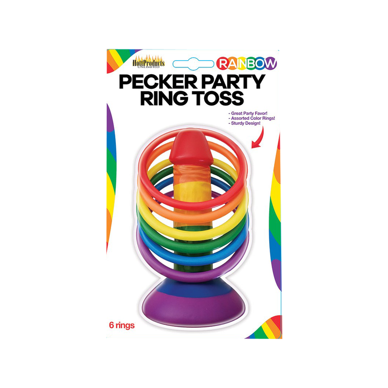 Pecker Party Ring Toss (Rainbow)