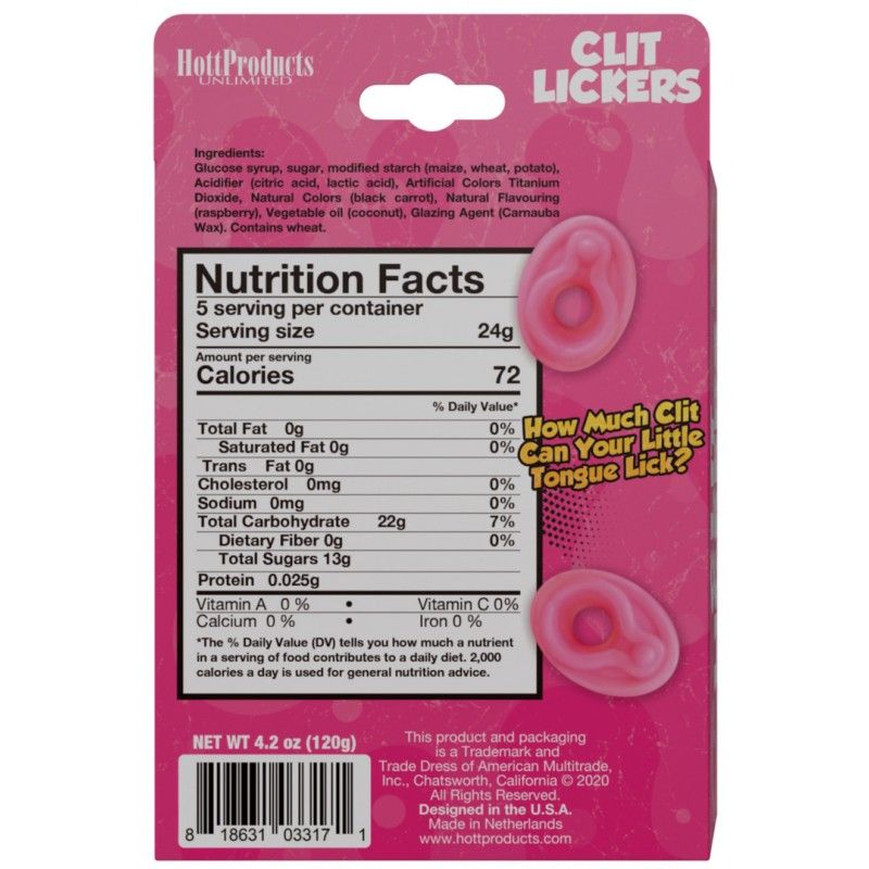 Clit Lickers - Clit Shaped Gummies - Hott Products Unlimited