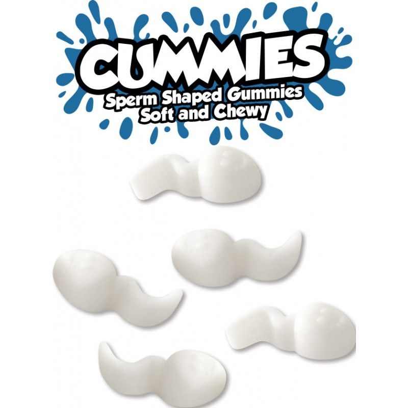 Cummies - Sperm Shaped Gummies - Hott Products Unlimited