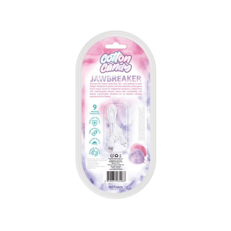 Jawbreaker Vibrator - Cotton Candy