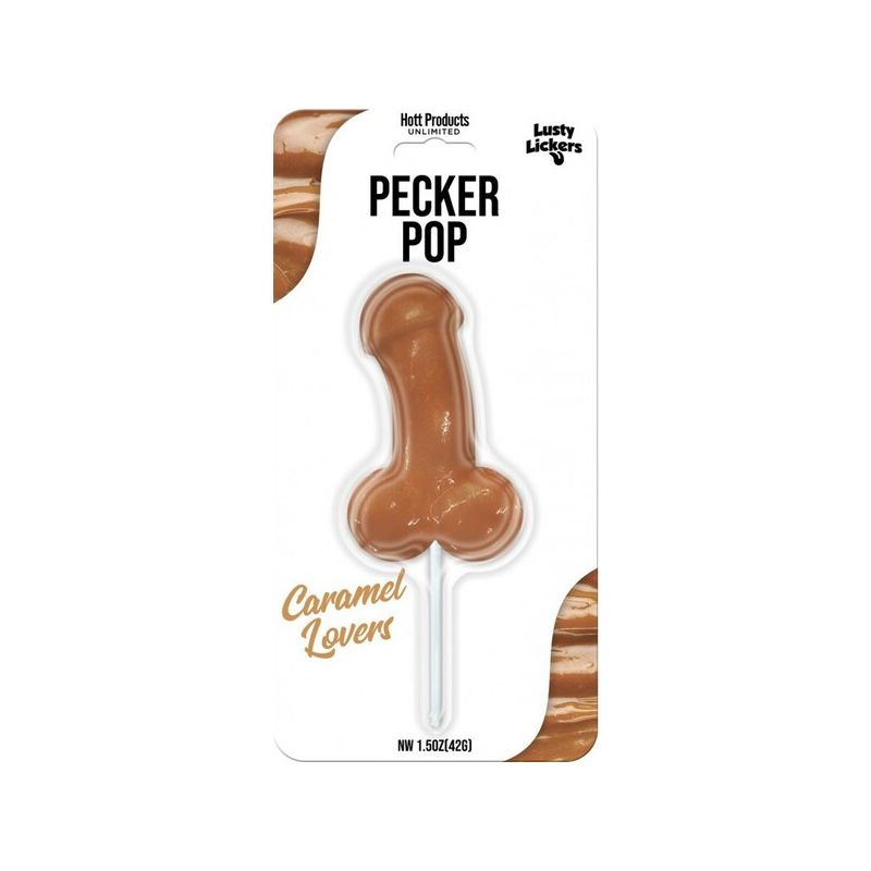 Lusty Lickers Pecker Pop (Caramel)