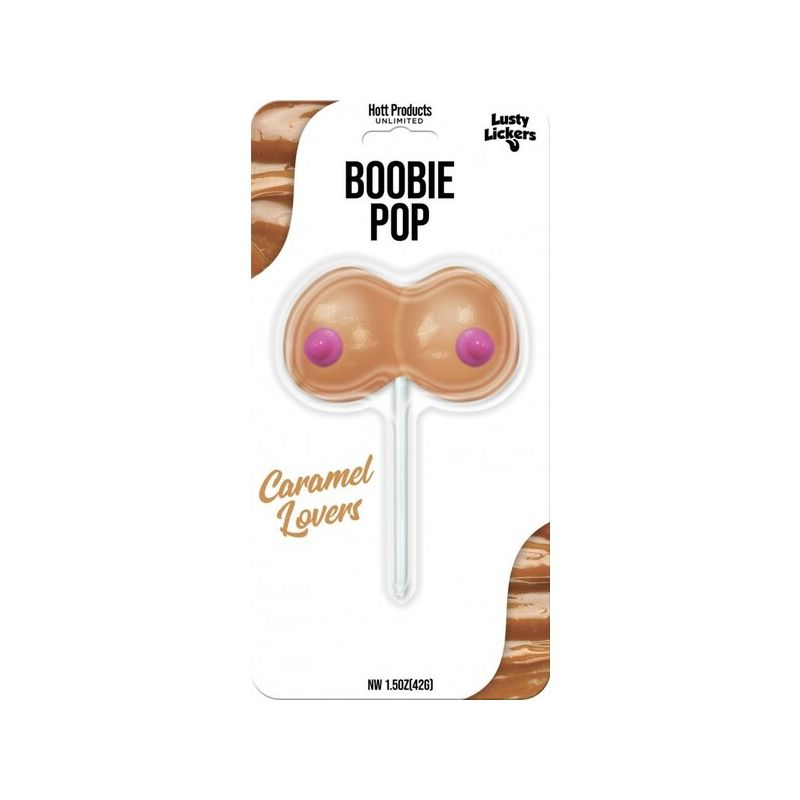 Lusty Lickers Boobie Pop (Caramel)