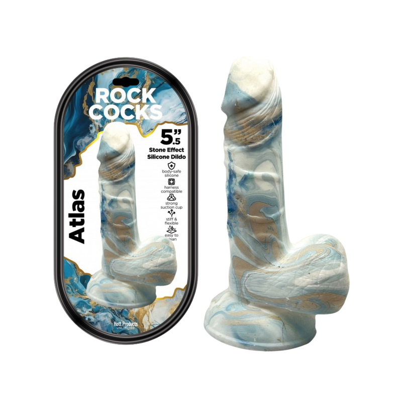 Atlas Textured Dildo - 5.5