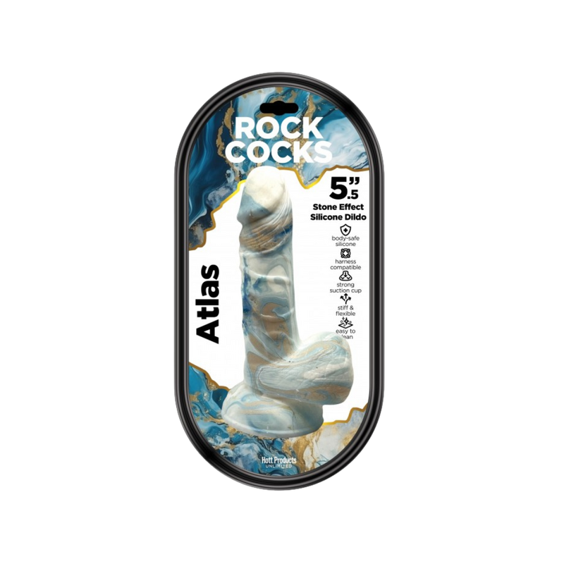 Atlas Textured Dildo - 5.5