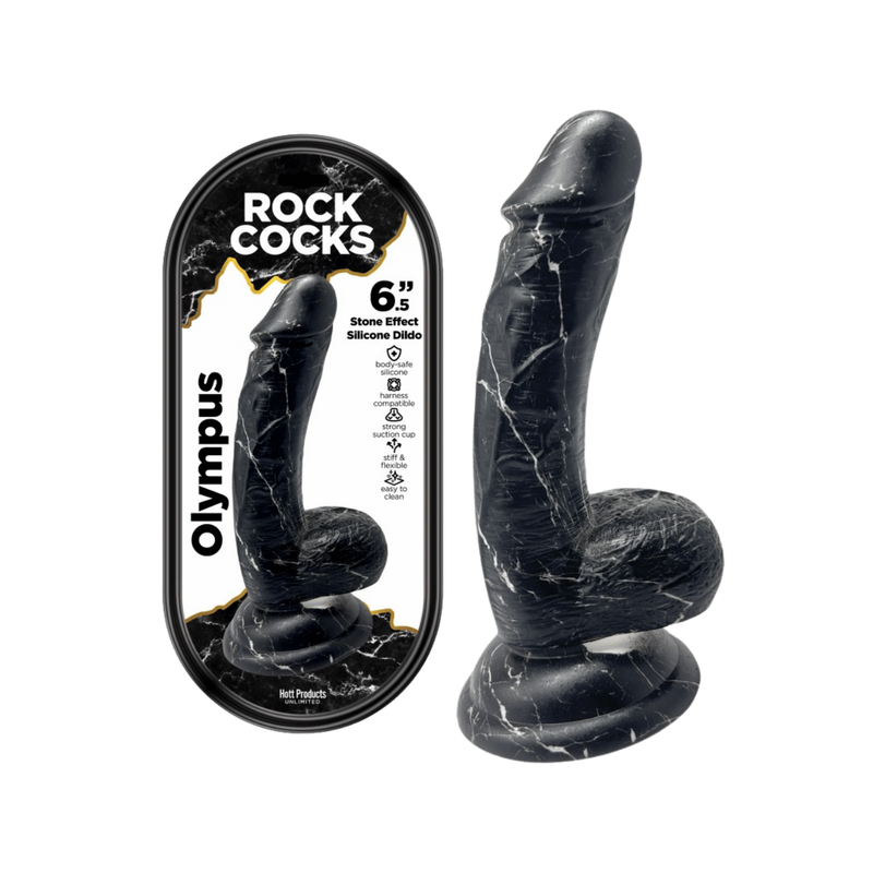 Olympus Textured Dildo - 6.5