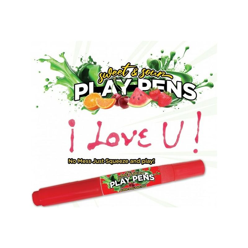 Sweet & Sour Play Pens - Fruit Flavoured Edible Ink