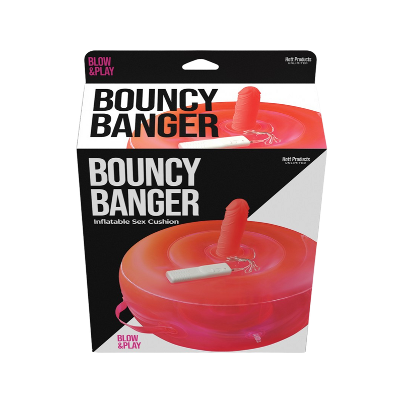 Bouncy Banger Inflatable Vibrating Dildo