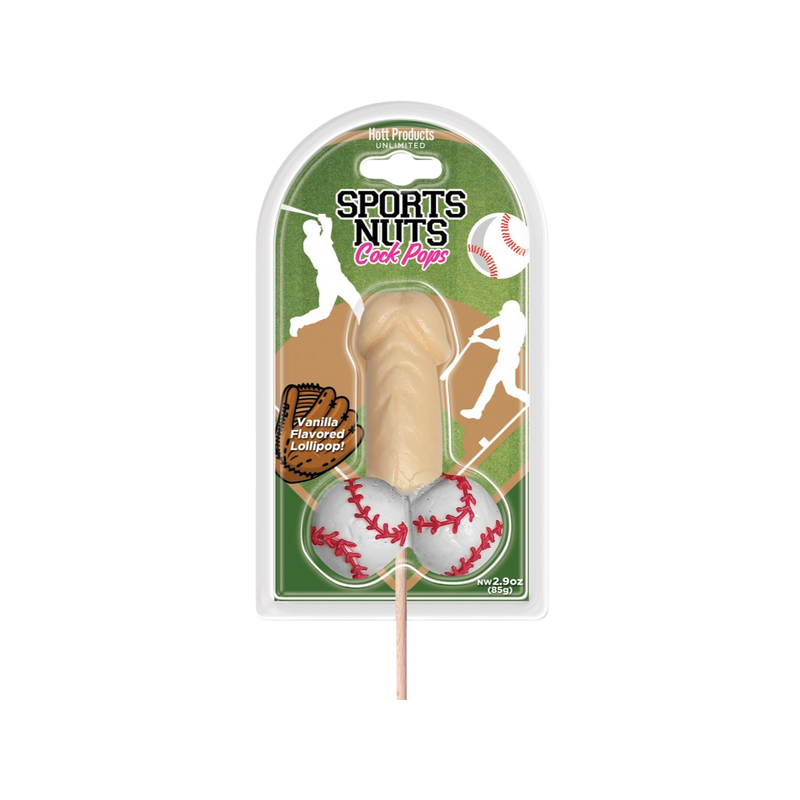 Sports Nuts Cock Pop - Baseball - Vanilla Flavoured