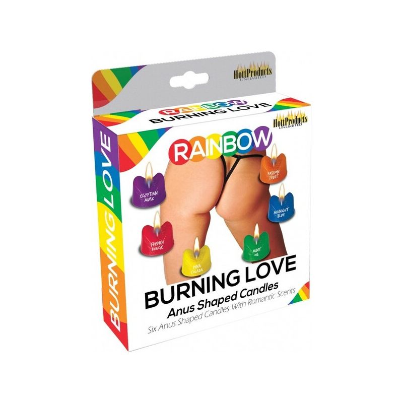 Burning Love Candles