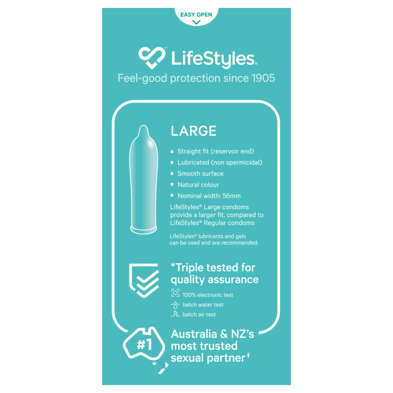 Lifestyles Large 10's Condoms
