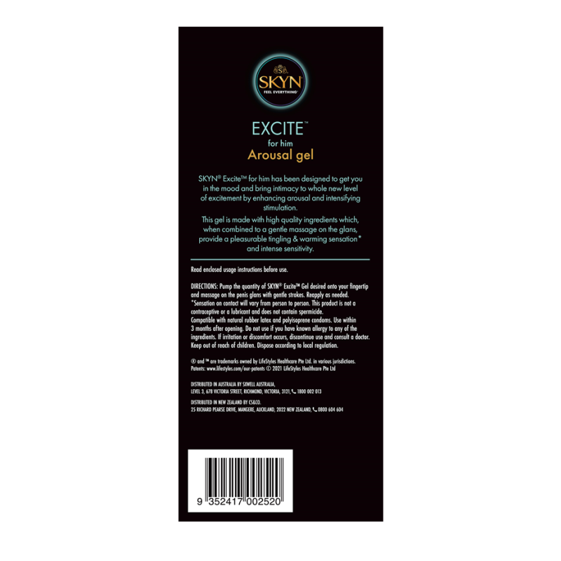 Excite For Him Arousal Gel 15ml