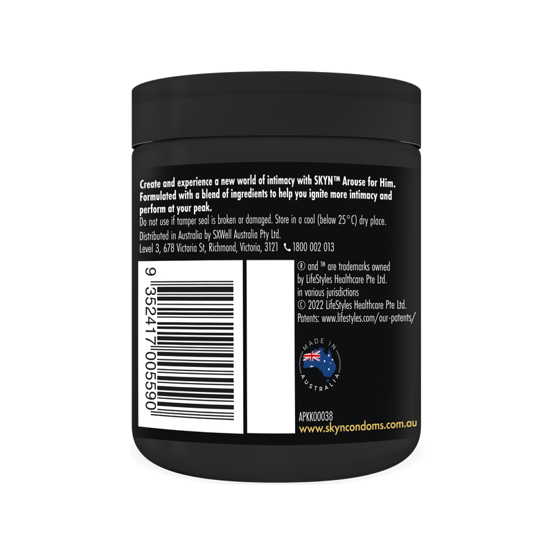 Arouse For Him - Libido Supplements (60 Tablets)