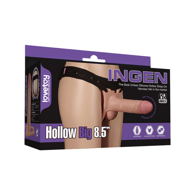 Ingen Hollow Big Strap-on Dildo - 8.5