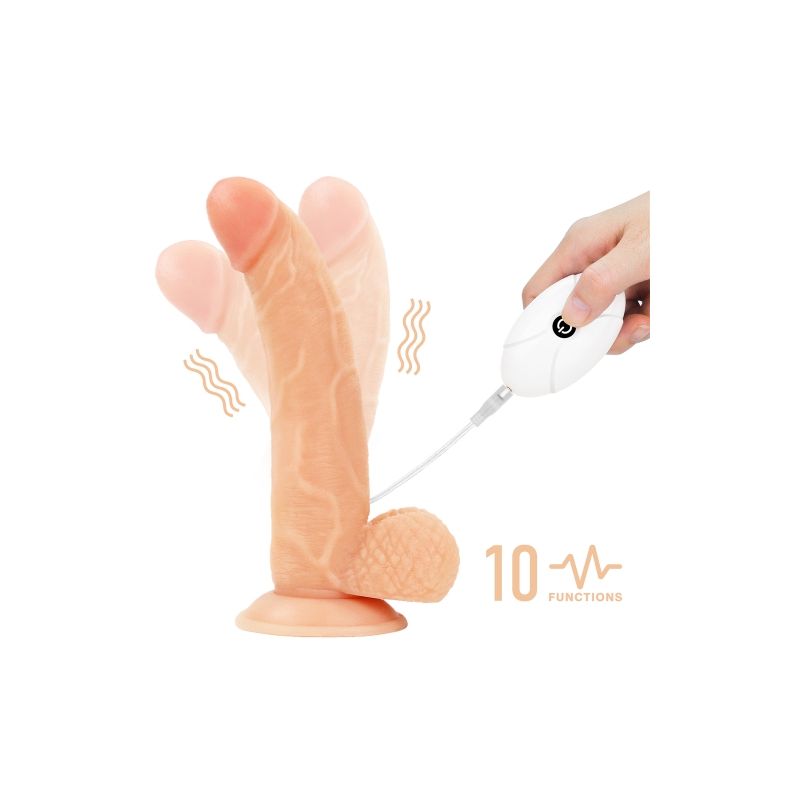 Ingen - Vibrating Easy Strap-on Set - 8.5