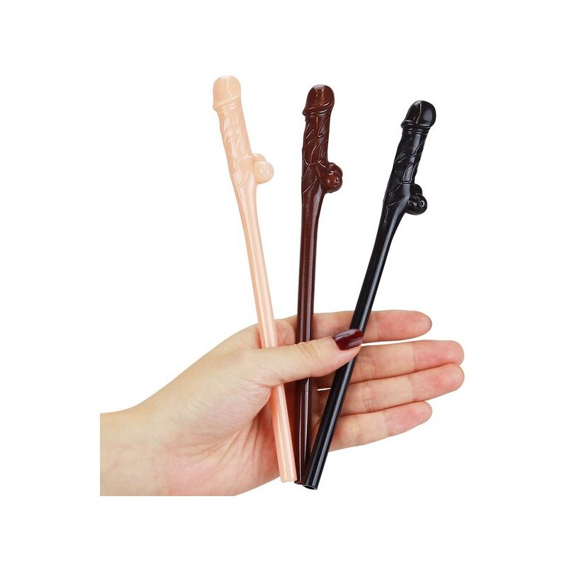 Willy Straws (Light, Medium and dark skin tone)