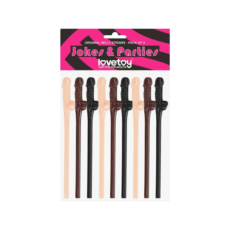 Willy Straws (Light, Medium and dark skin tone)