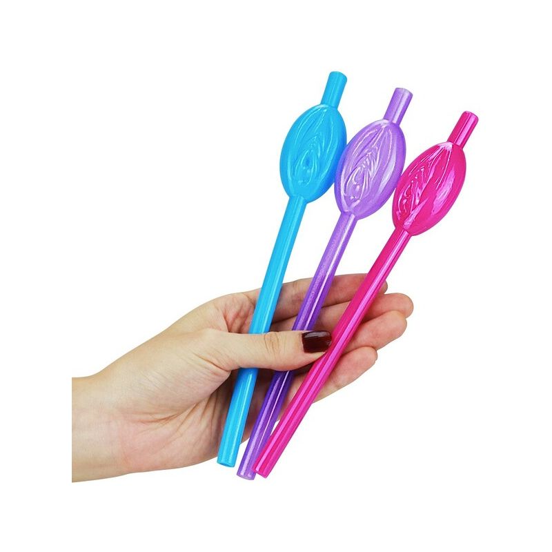 Pussy Straws (Blue, Pink, Purple)