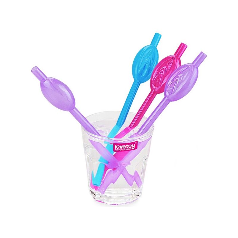 Pussy Straws (Blue, Pink, Purple)
