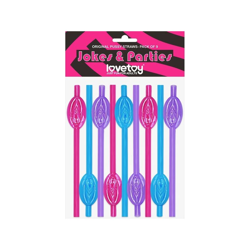 Pussy Straws (Blue, Pink, Purple)