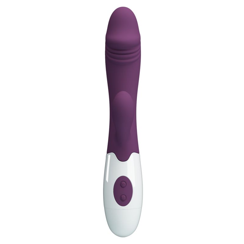 Snappy Rabbit Vibrator (Purple / White)