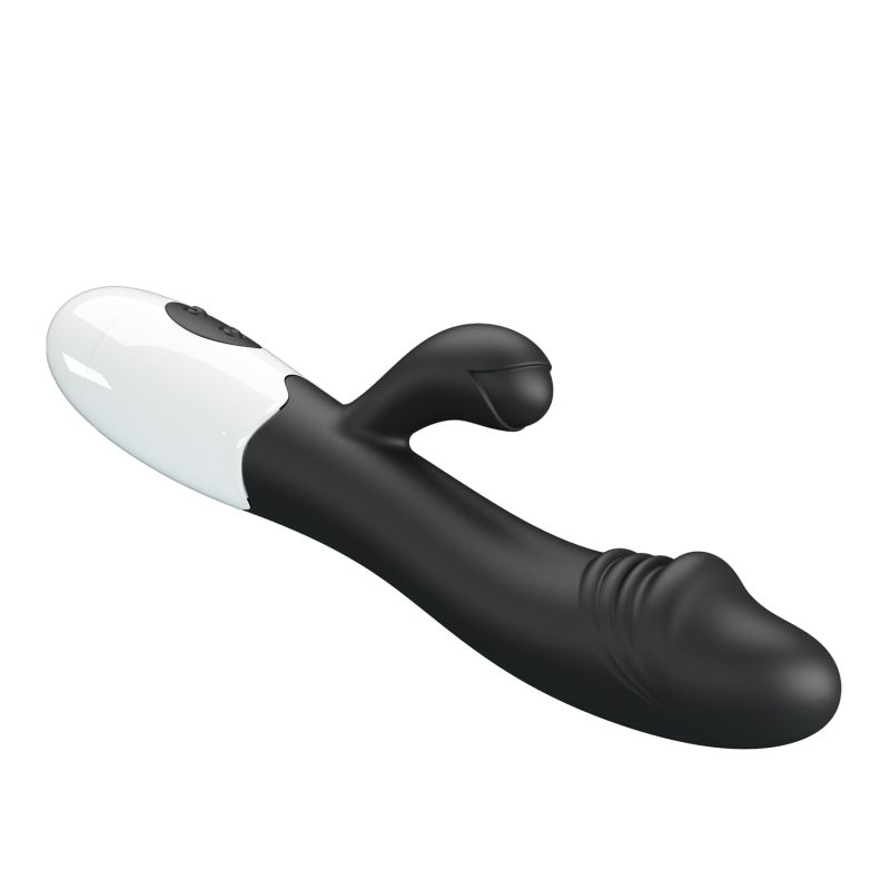Snappy Rabbit Vibrator (Black)