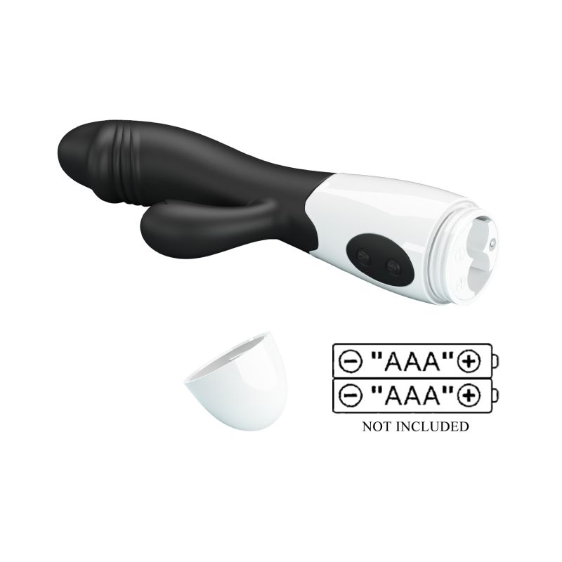 Snappy Rabbit Vibrator (Black)