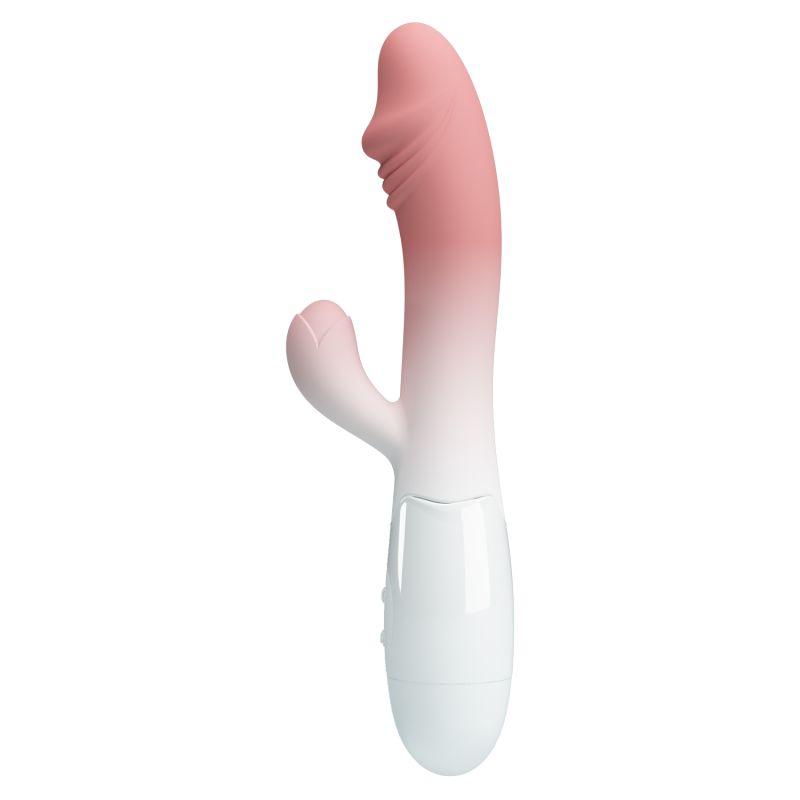 Snappy Rabbit Vibrator (Pink / White)