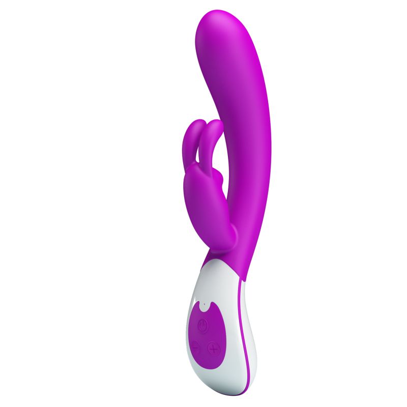 Harlan Rabbit Vibrator - Pretty Love (Purple / White)
