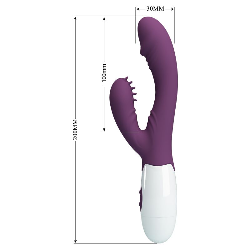 Andre Dual Rabbit Vibrator - Pretty Love (Purple)