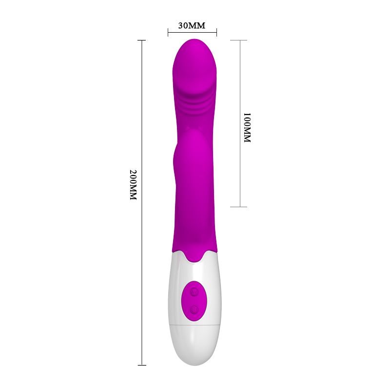 Andre Dual Rabbit Vibrator - Pretty Love (Pink)