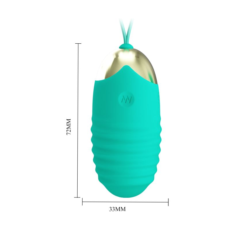 Jessica Remote Egg Vibrator (Seafoam)