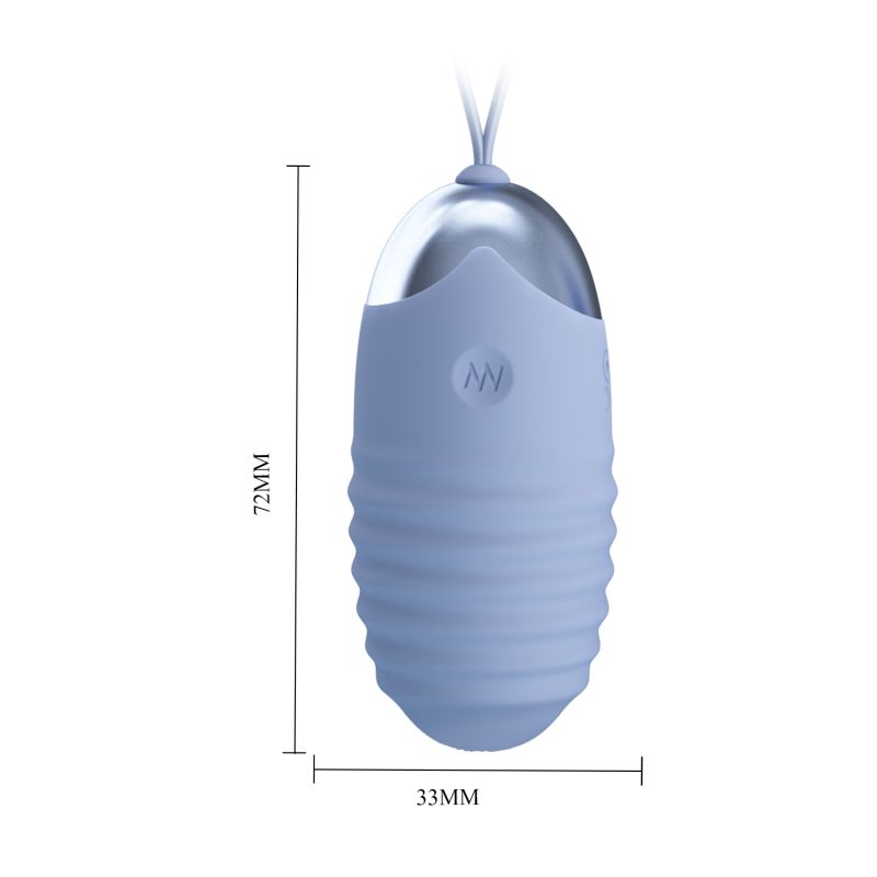 Jessica Remote Egg Vibrator (Blue)