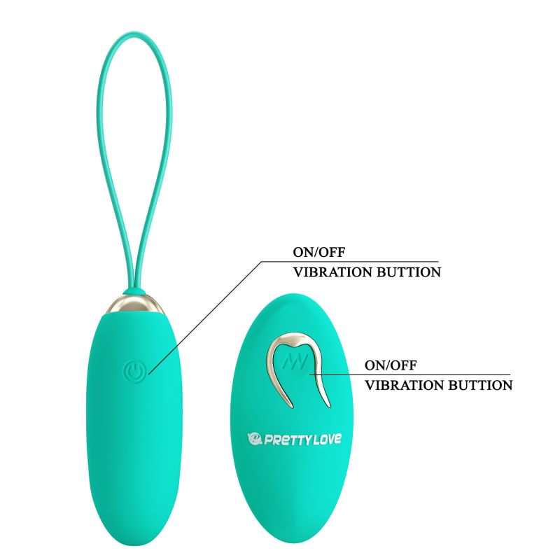 Julia Remote Egg Vibrator (Seafoam)