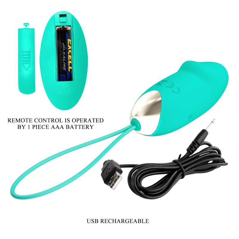 Julia Remote Egg Vibrator (Seafoam)