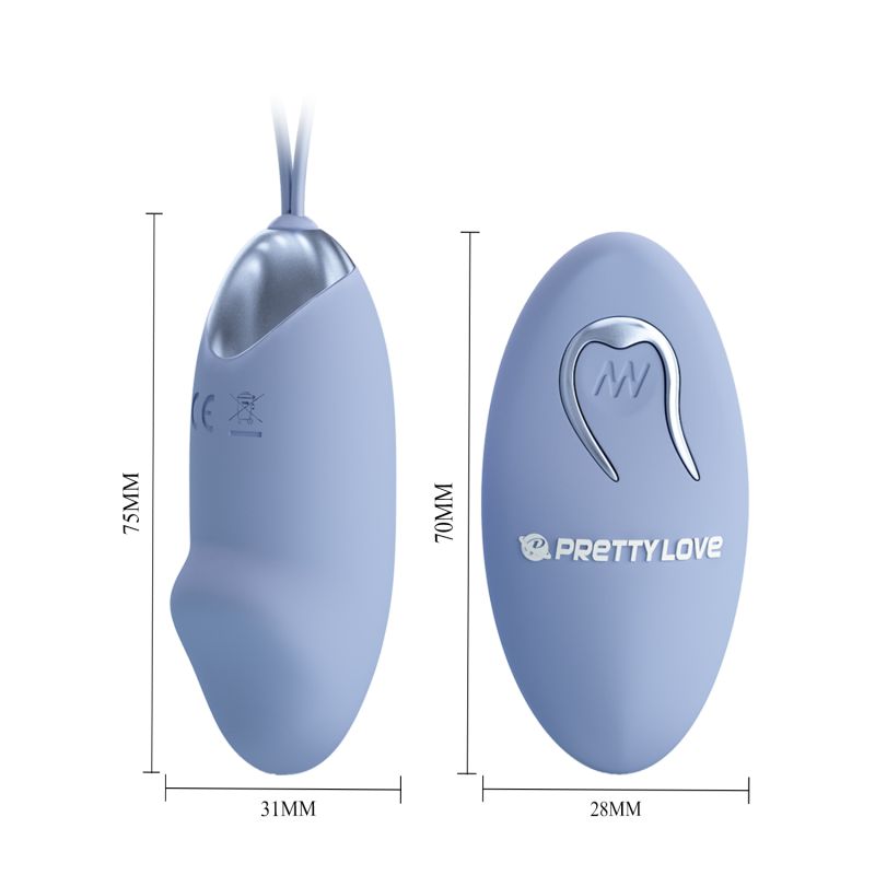 Julia Remote Egg Vibrator (Blue)