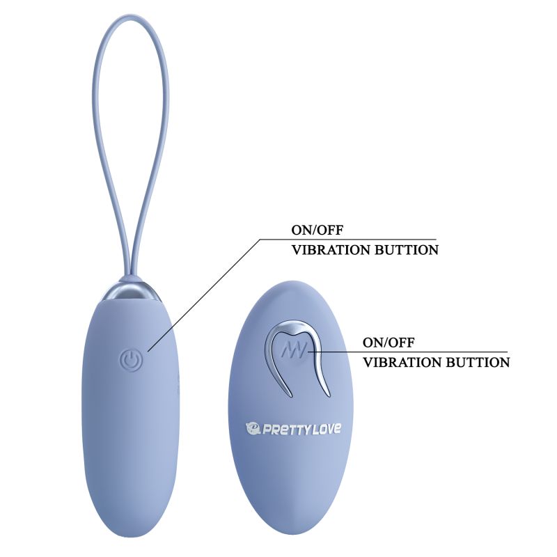 Julia Remote Egg Vibrator (Blue)