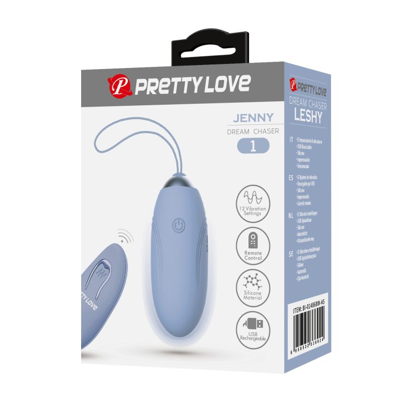 Jenny Remote Egg Vibrator (Blue)