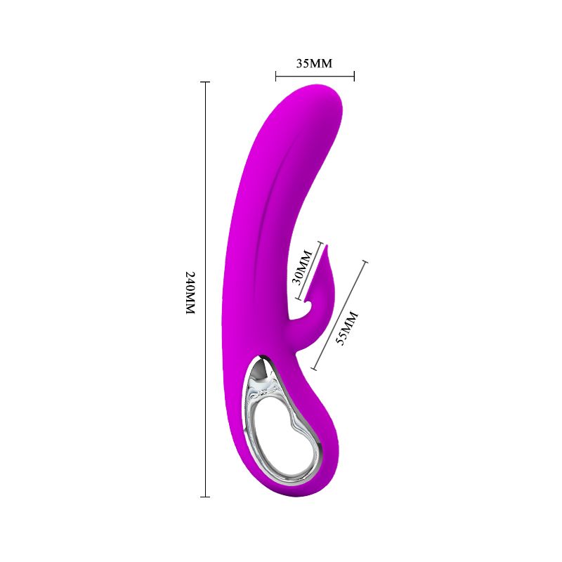 Nicola Clit Suction Rabbit Vibrator (Purple)