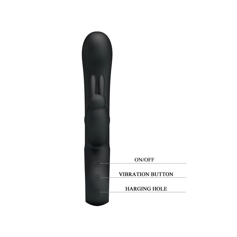Webb Rabbit Vibrator (Black)