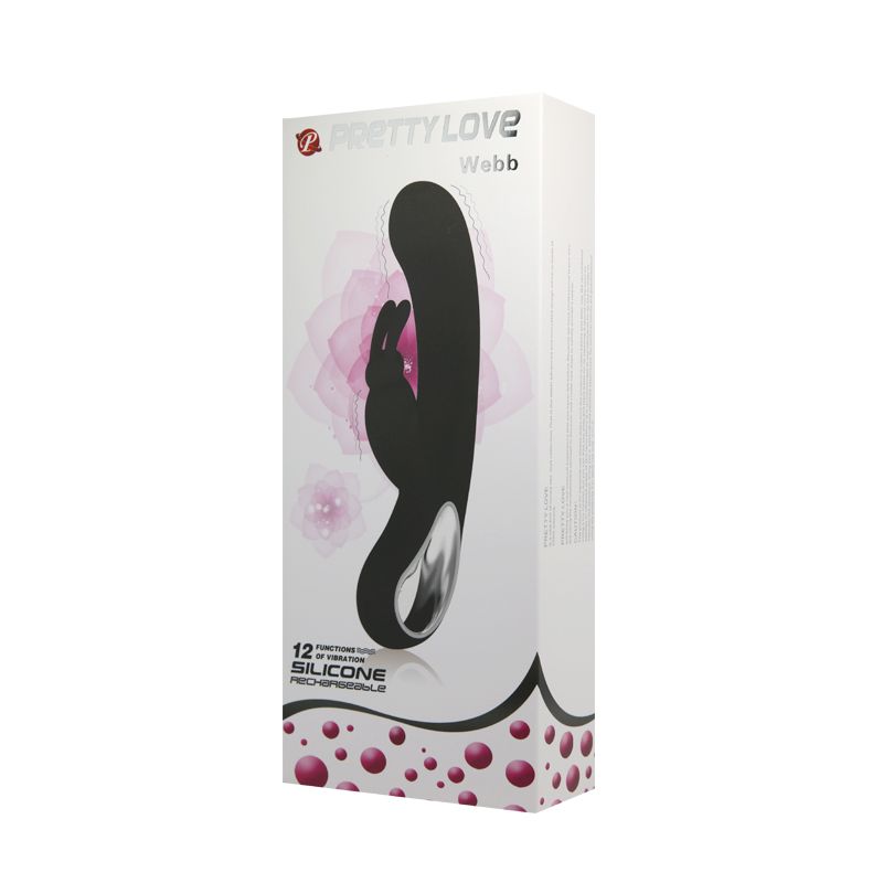 Webb Rabbit Vibrator (Black)